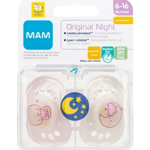 Ainu Mam Night tutti 2 kpl, luonnonkumi 6-16 kk