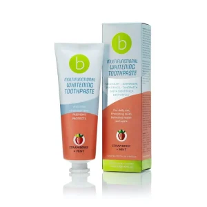 Beconfident valkaiseva hammastahna 75ml mansikka+minttu