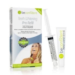 Beconfident X4 Pro Kit hampaiden kotivalkaisupaketin täyttöpakkaus 2x10ml