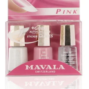 Mavala French Manicure Pink 3x5 ml ranskalaisen manikyyrin setti