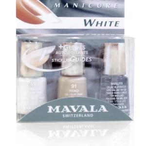 Mavala French Manicure Kit White 3x5 ml ranskalaisen manikyyrin setti
