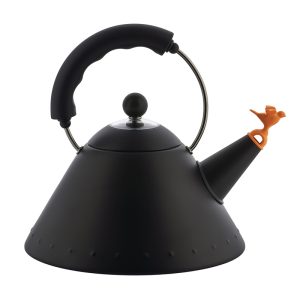 Alessi 9093 BB viheltävä vesipannu teräs, mattamusta