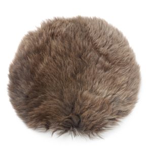 Skinnwille Gently istuintyyny, aito lampaannahka, natural brown light