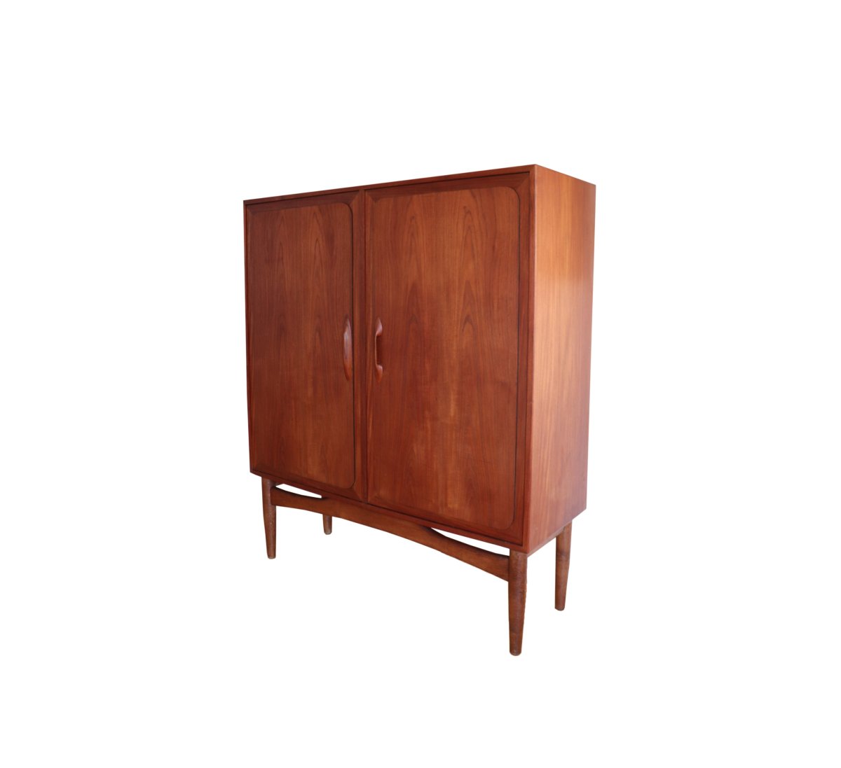 Tanskalainen teak-liinavaatekaappi 60 -luvulta - Image 2