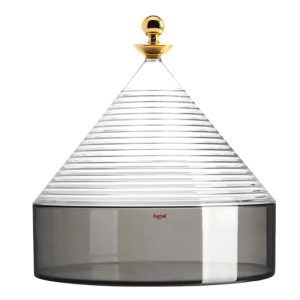 Kartell Trullo säilytysastia, Crystal Fumé