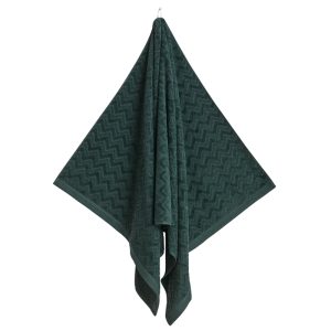 GANT Jacquard herringbone kylpypyyhe 70x140cm, tartan green