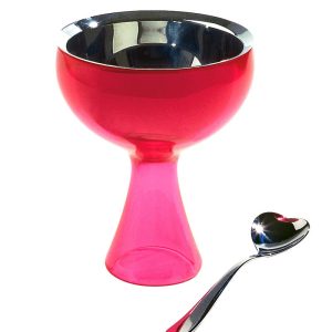 Alessi Big Love jäätelökulho, fuchsia