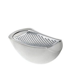 Alessi Parmenide raastin, huurre valkoinen