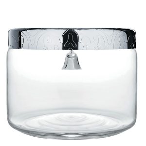 Alessi Dressed Biscuit box, lasinen säilytyspurkki