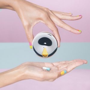Alessi YoYo pillerirasia, teräskansi