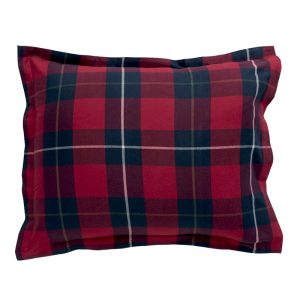 Gant Flannel check tyynyliina, ruby red