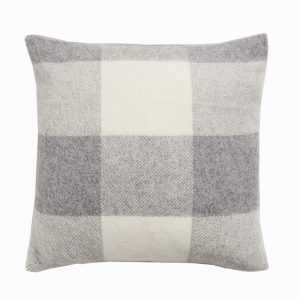 Check cushion tyynynpäällinen, grey