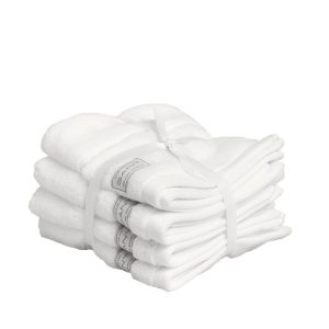 Premium vieraspyyhe 4kpl, 30x30cm white